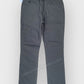 Men's Straight Fit Dark Grey Cotton Pant DL4429