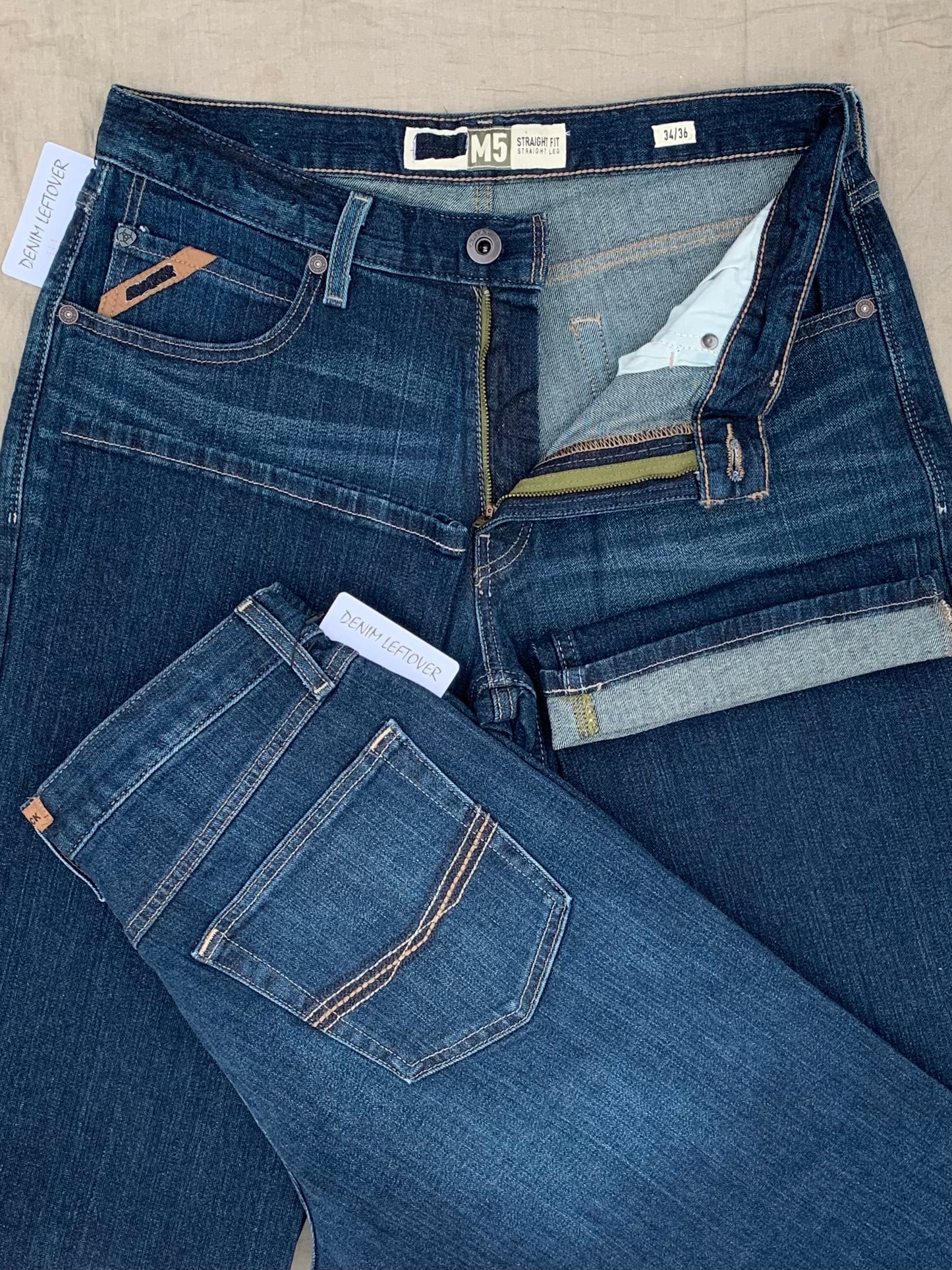 Men's Relaxed Fit Dark Blue Jean DL4420