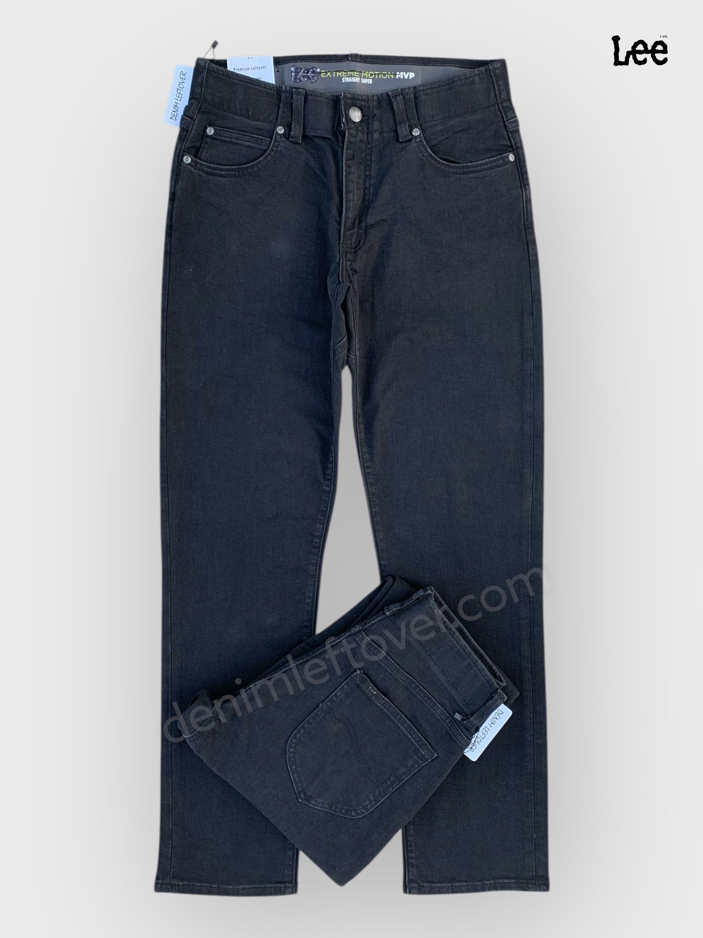 Men's Straight Taper Fit Diamond Black Jean DL4421