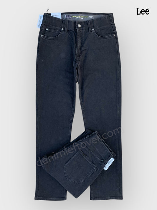 Men's Straight Taper Fit Diamond Black Jean DL4421