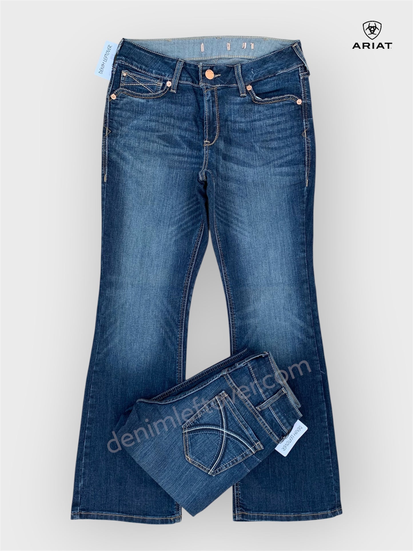 Women's Slim Bootcut Fit Dark Blue Jean DLW380