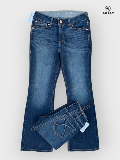 Women's Slim Bootcut Fit Dark Blue Jean DLW380