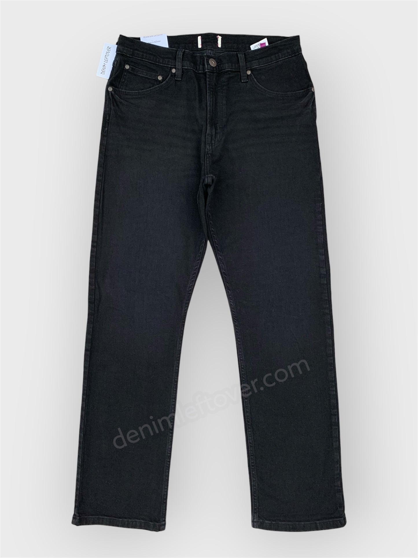 Men's Straight Fit Diamond Black Jean DL4451