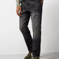 Men's Straight Fit Diamond Black Denim Jean DL4489