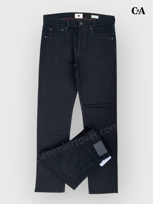 Men's Slim Fit Black Jean DL4419