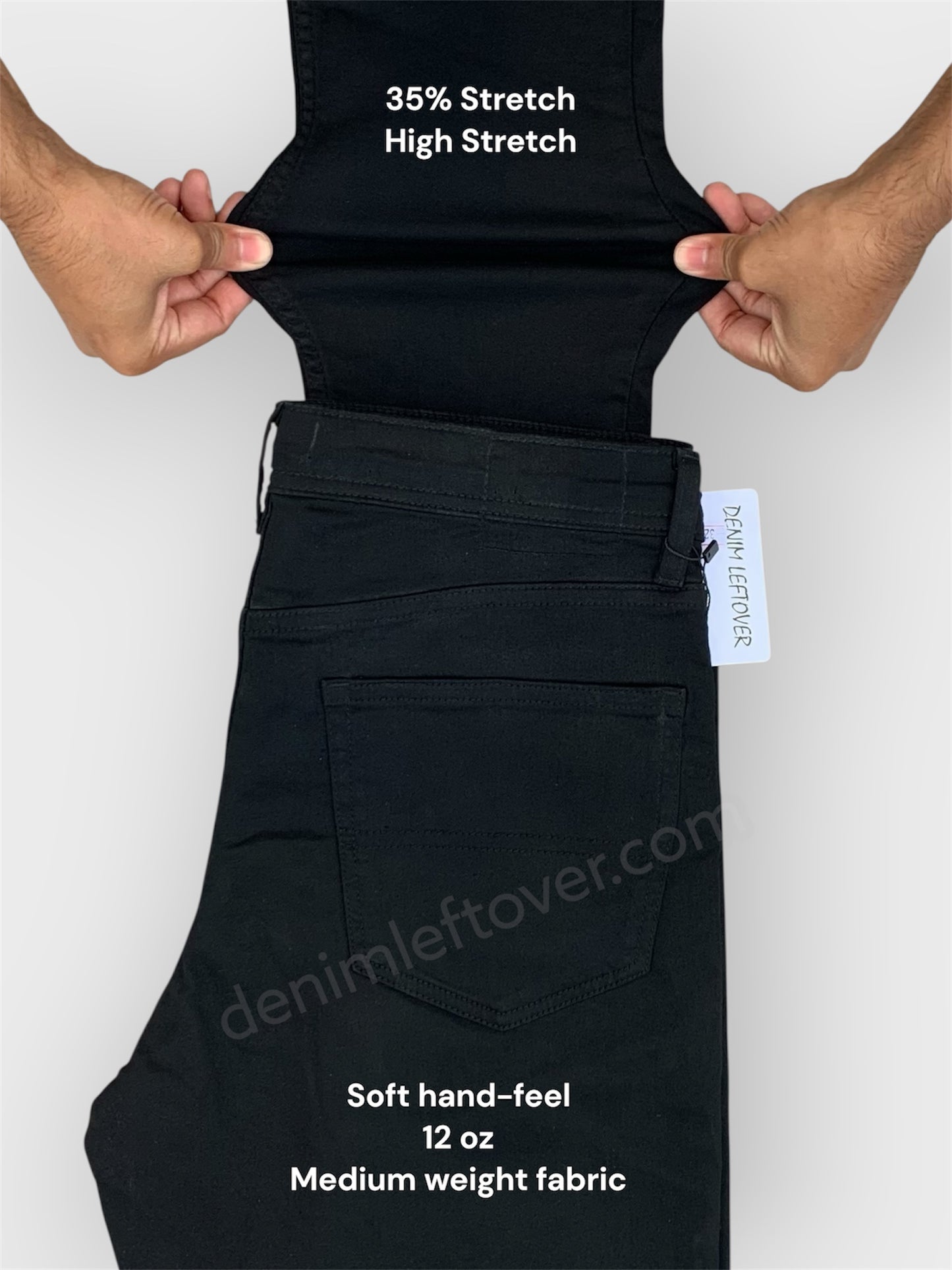 Men's Slim Fit Black Jean DL4447 (Minor Fault)