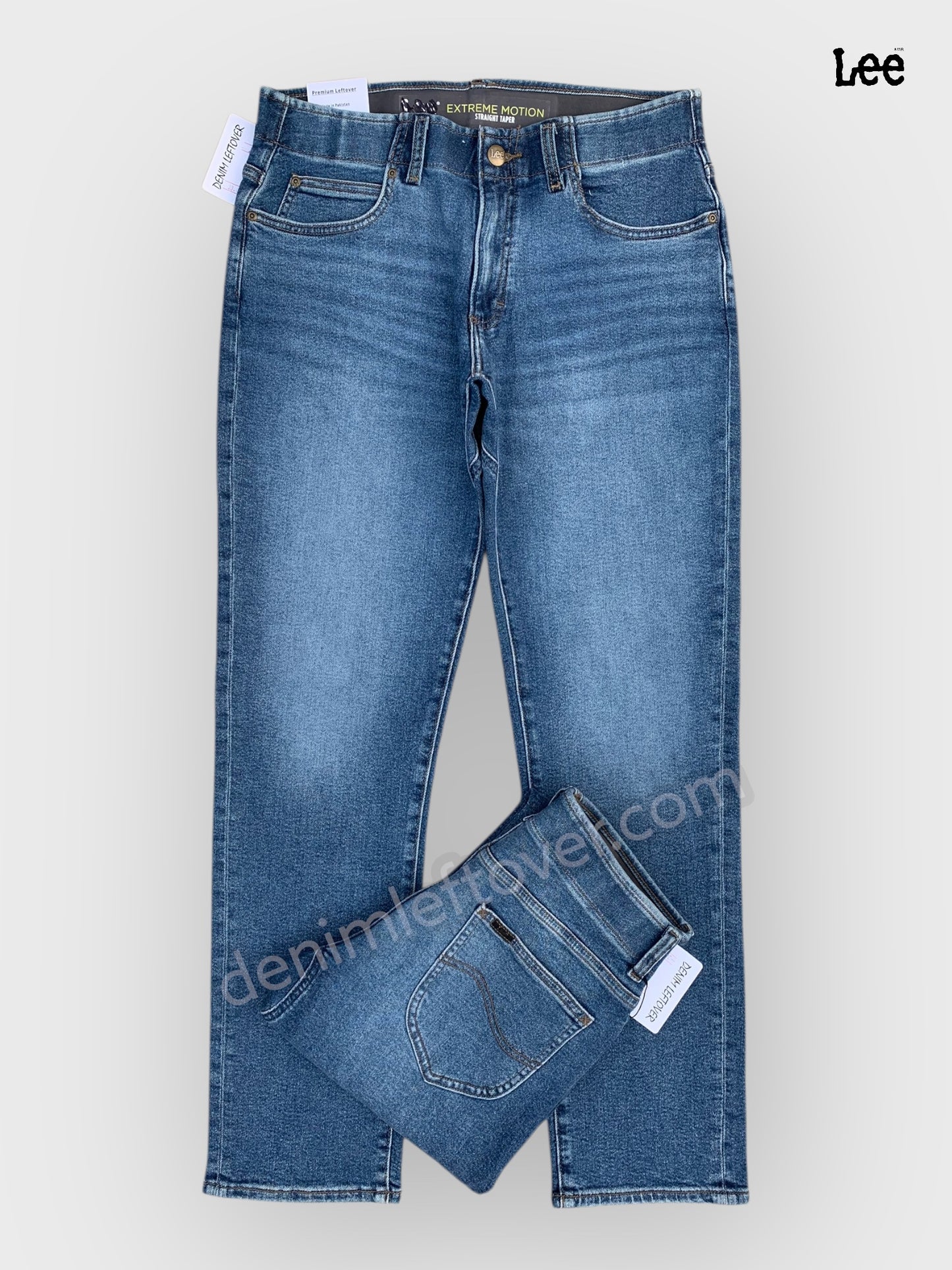 Men's Straight Taper Fit Medium Blue Jean DL4411