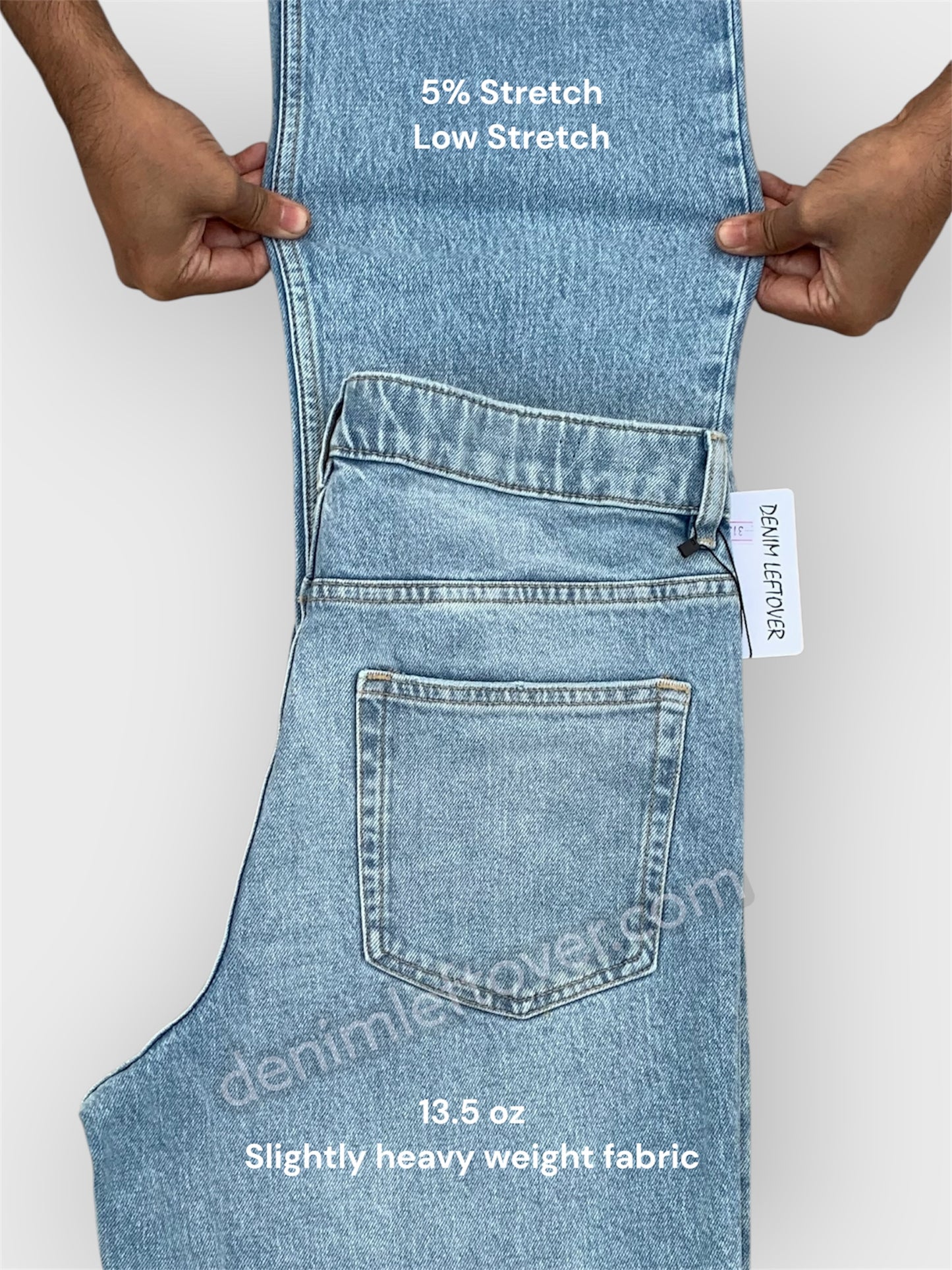 Women's Straight Fit Tinted Light Blue Jean DLW379