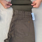 Men's Relaxed Fit Dark Green-Brown Cotton Pant DL4431 (Minor Fault)