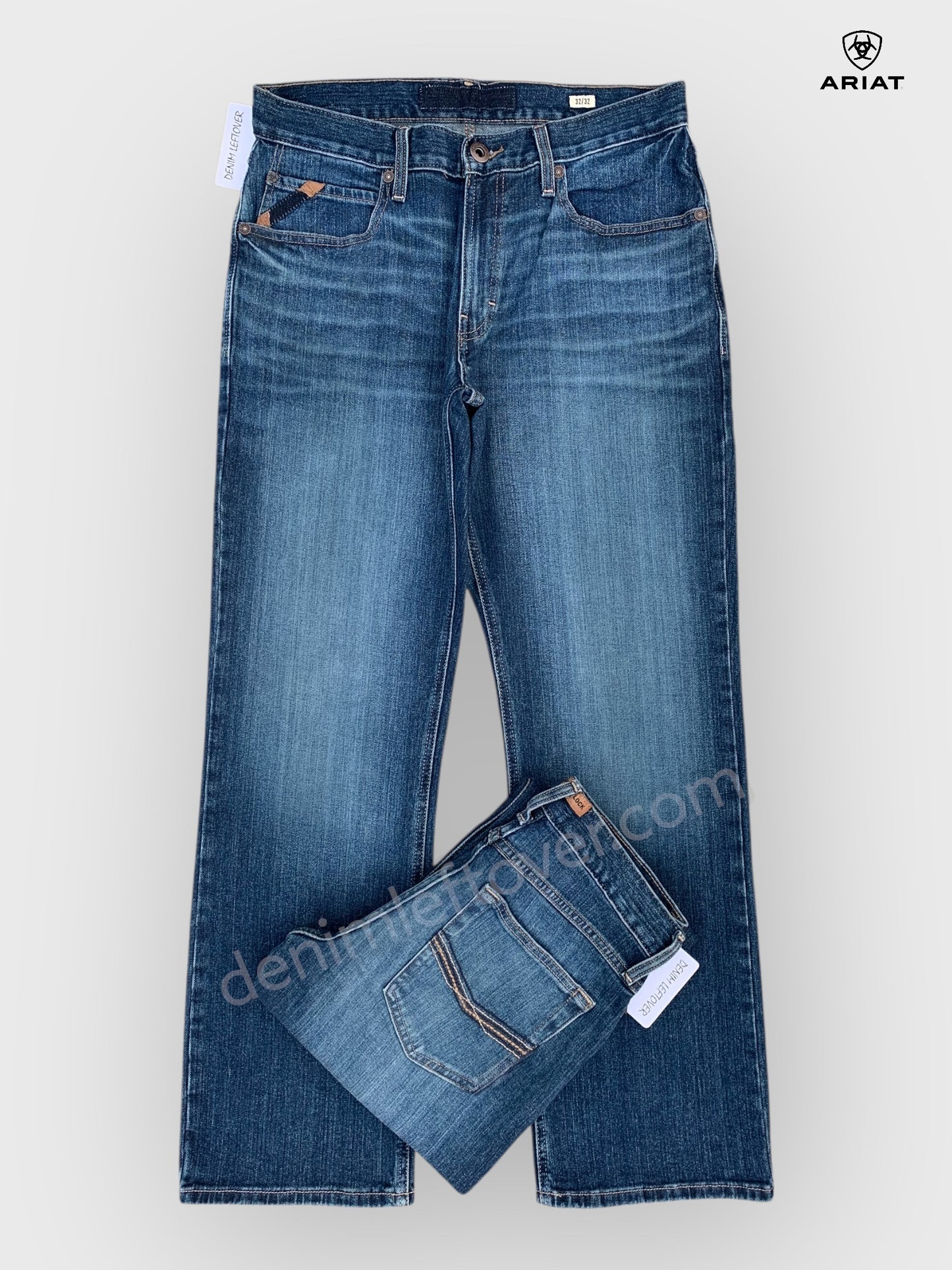 Men's Relaxed Bootcut Fit Dark Blue Jean DL4418