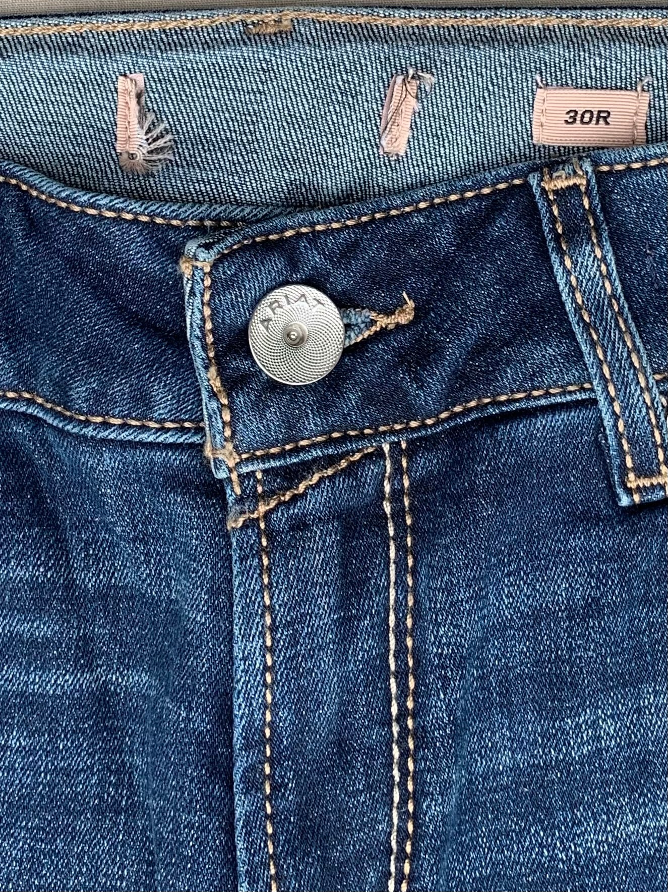 Women's Slim Bootcut Fit Dark Blue Jean DLW395 (Minor Fault)