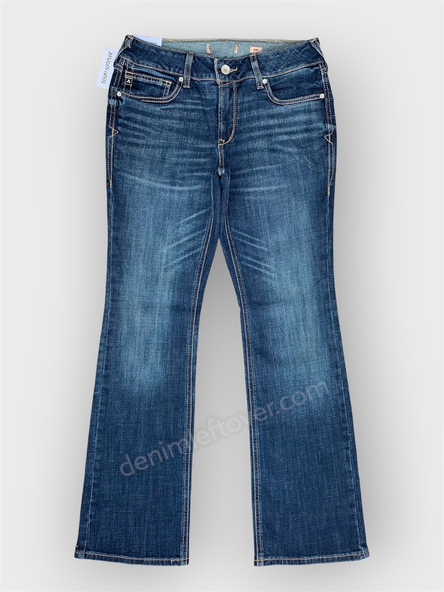 Women's Slim Bootcut Fit Dark Blue Jean DLW395 (Minor Fault)