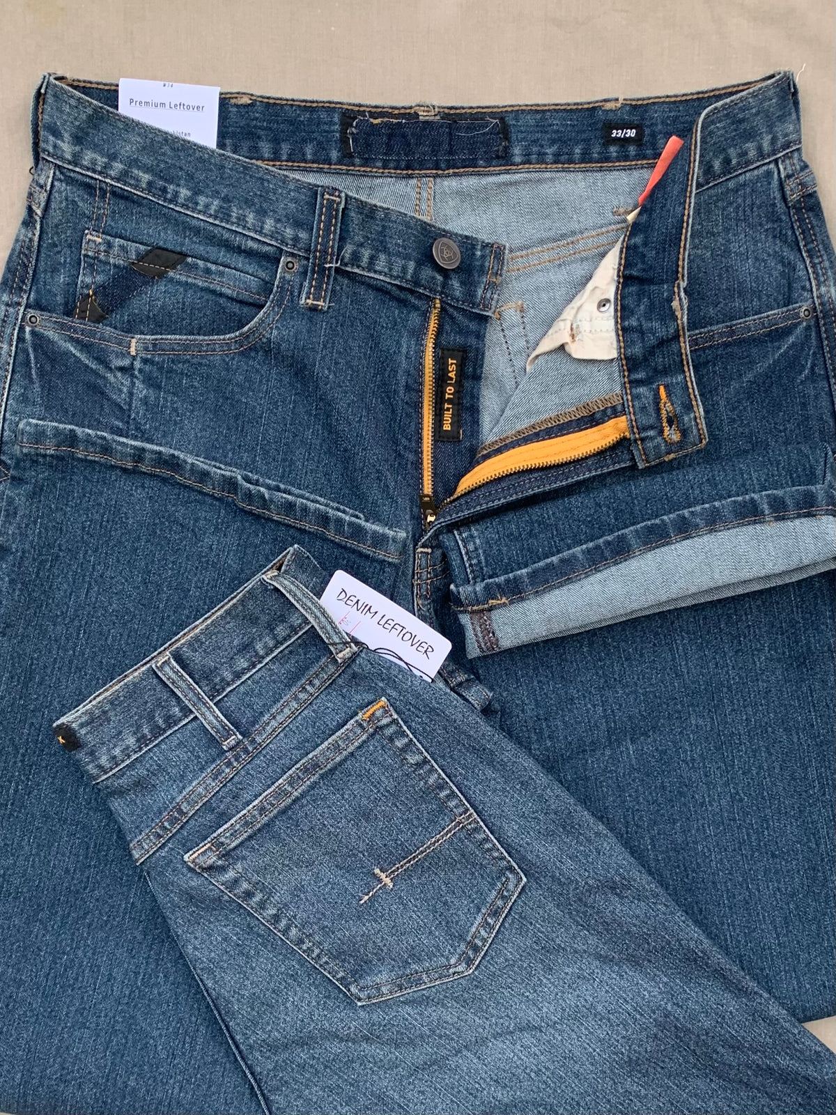 Men's Relaxed Bootcut Fit Tinted Blue Jean DL4487 (Minor Fault)