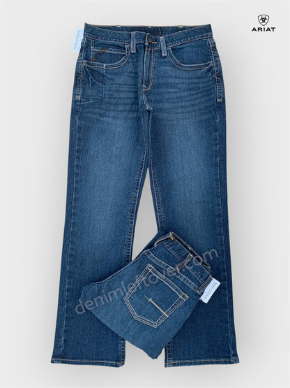 Men's Relaxed Bootcut Fit Dark Blue Jean DL4452