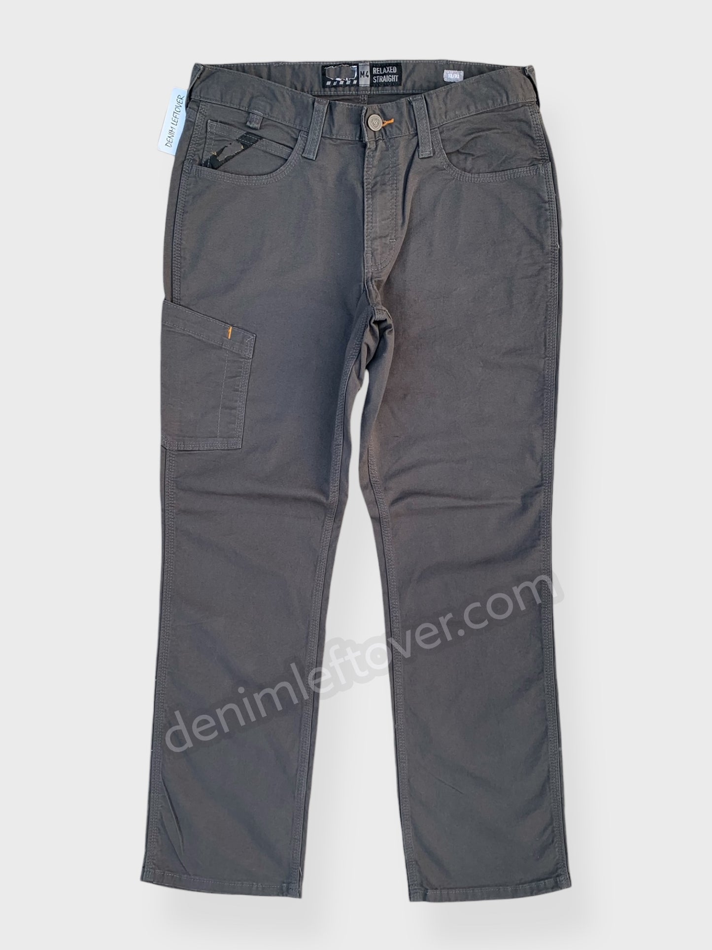 Men's Relaxed Fit Dark Grey Cotton Pant DL4426