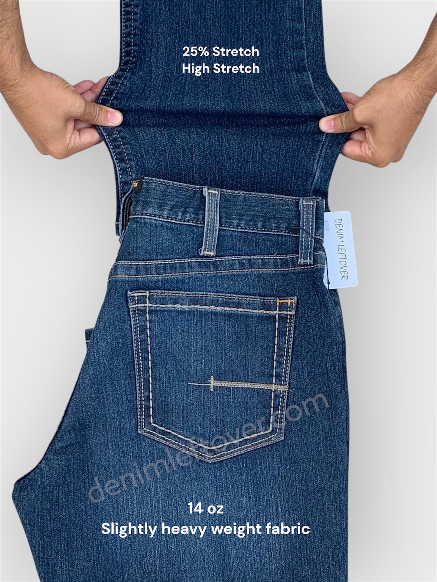 Men's Relaxed Bootcut Fit Dark Blue Jean DL4452