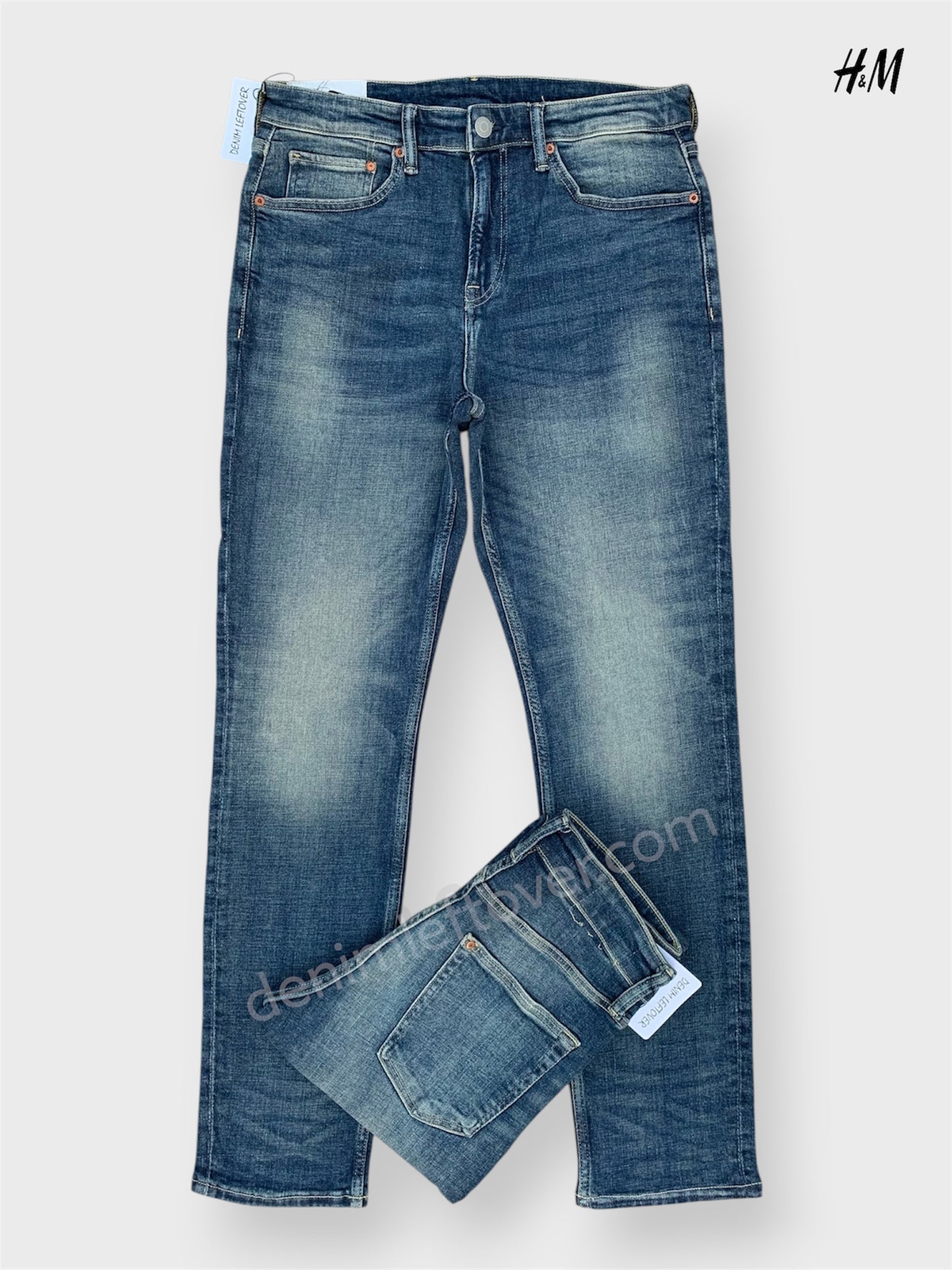 Men's Slim Fit Tinted Blue Denim Jean DL4464