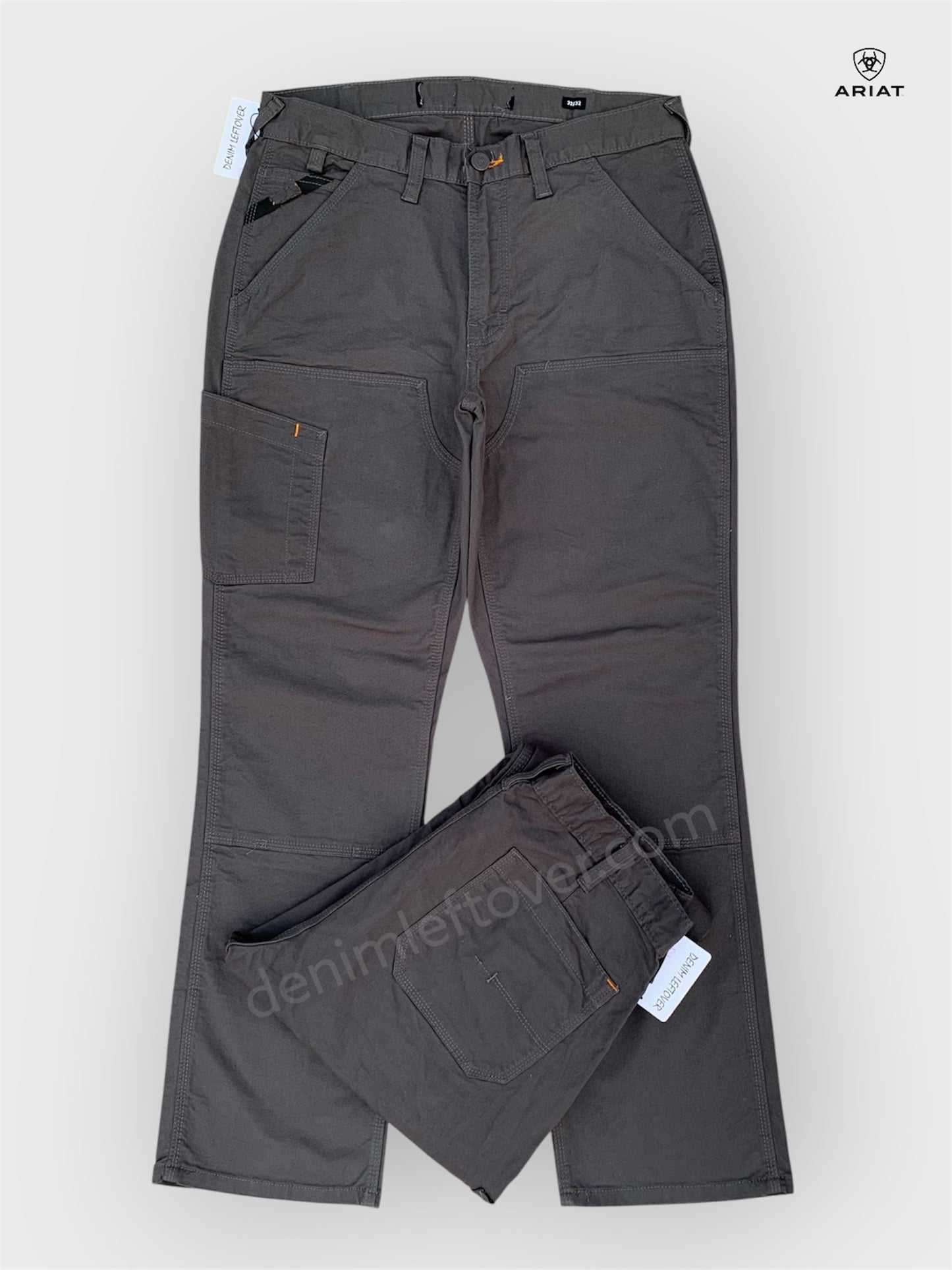 Men's Relaxed Fit Dark Grey Cotton Pant DL4454