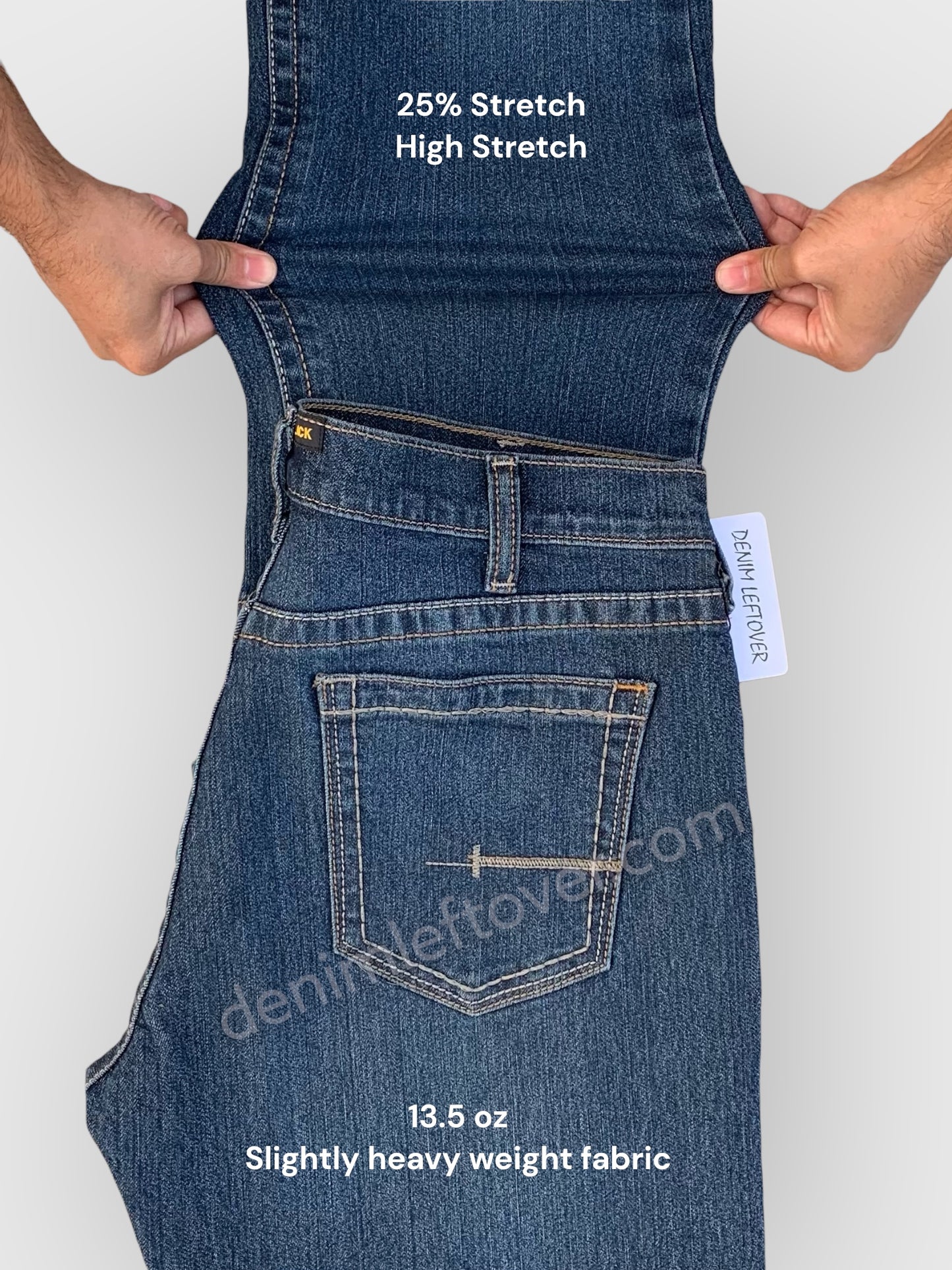 Men's Relaxed Bootcut Fit Dark Blue Jean DL4438