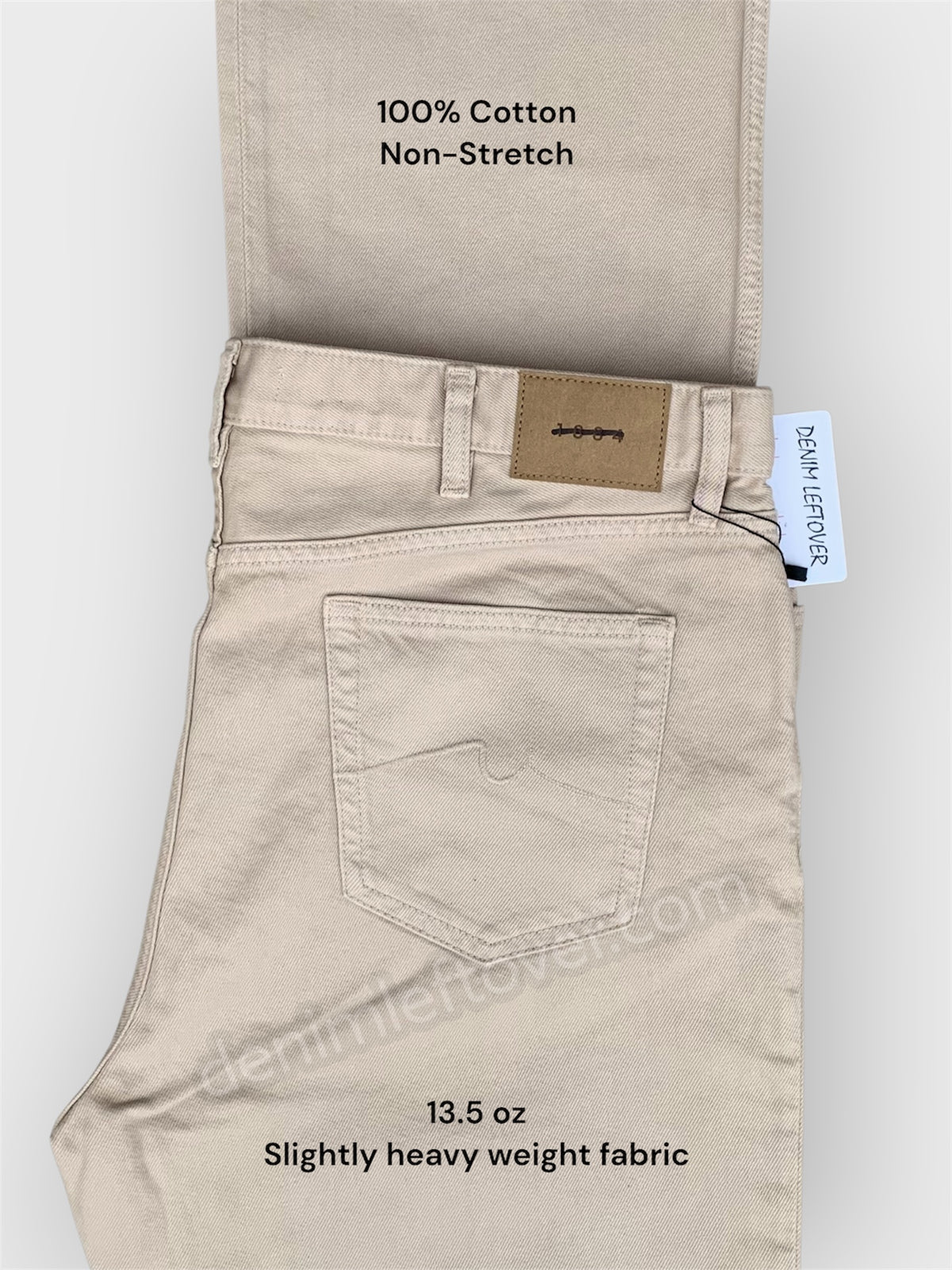 Men's Relaxed Fit Light Beige Jean DL4481 (Non Stretch)