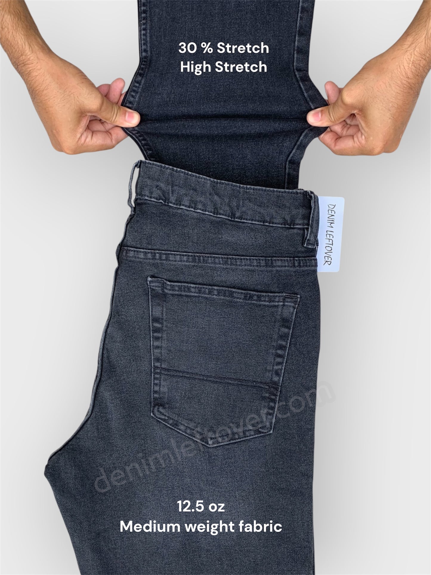 Men's Slim Fit Diamond Black Jean DL4469