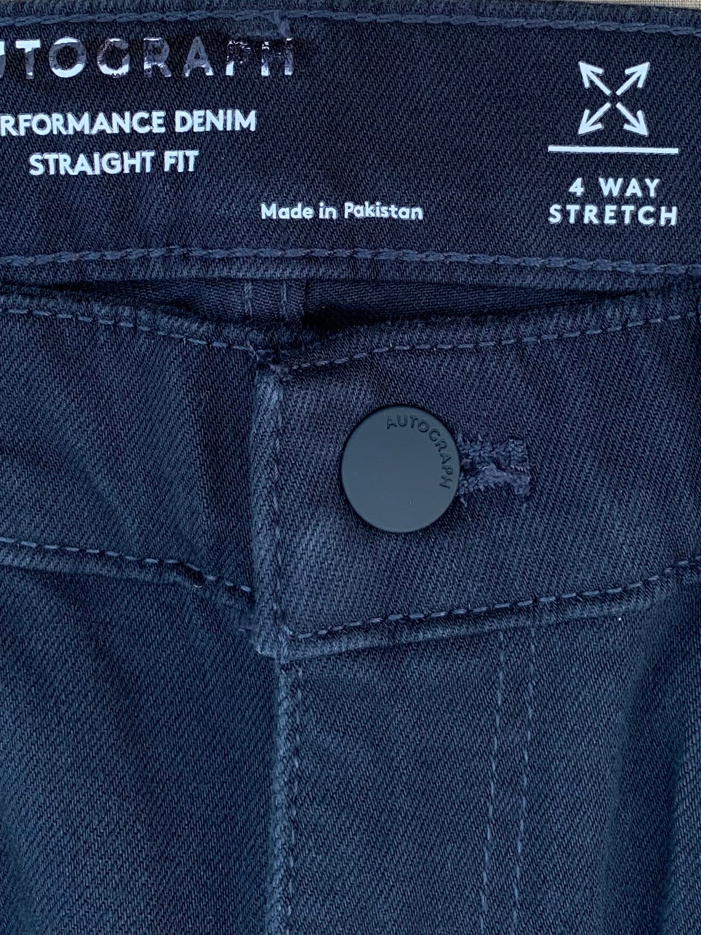 Men's Straight Fit Navy Jean DL4386