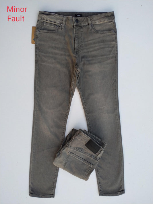 Men's Skinny Fit Light Grey Jeans DL4211 (Minor Fault)