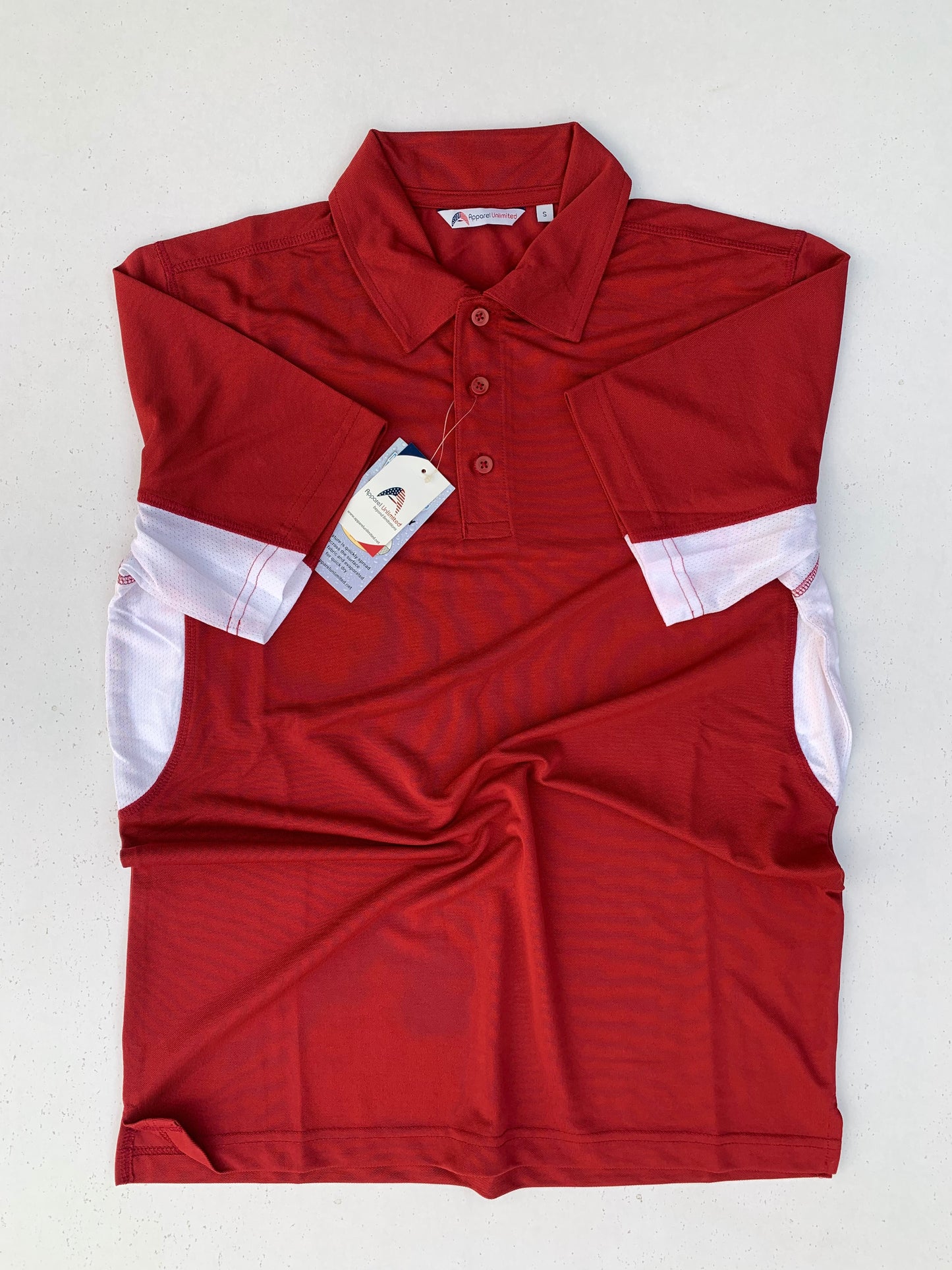 Men's Half Sleeve Red Polo Shirt DLT391