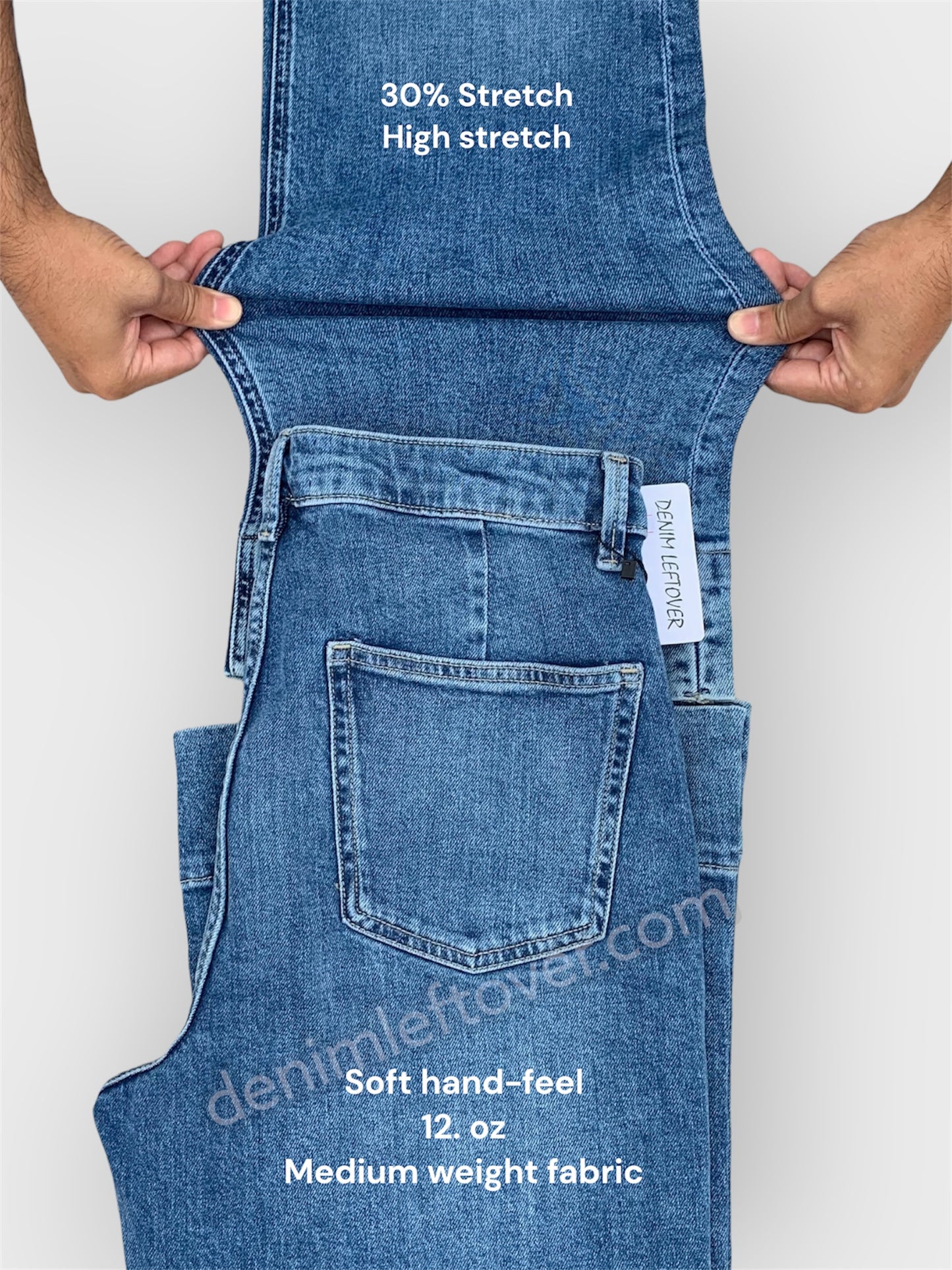 Women's Flare Wide Leg Fit Medium Blue Jean DLW384