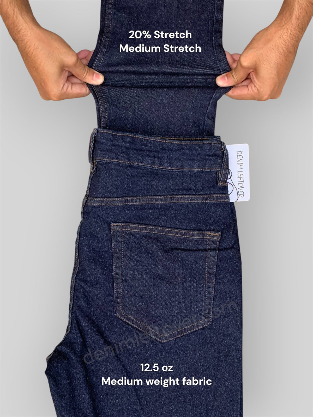 Men's Slim Fit Dark Blue Denim Jean DL4490