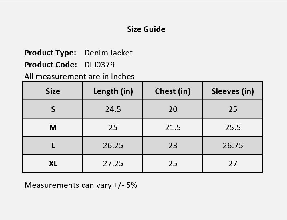 Men's Beige Color Denim Jacket DLJ0379