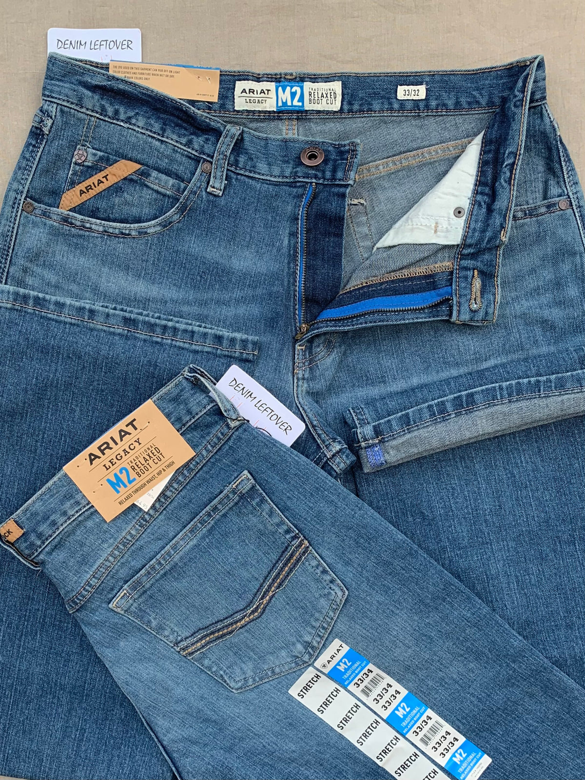 Men's Relaxed Bootcut Fit Medium Blue Jean DL4478
