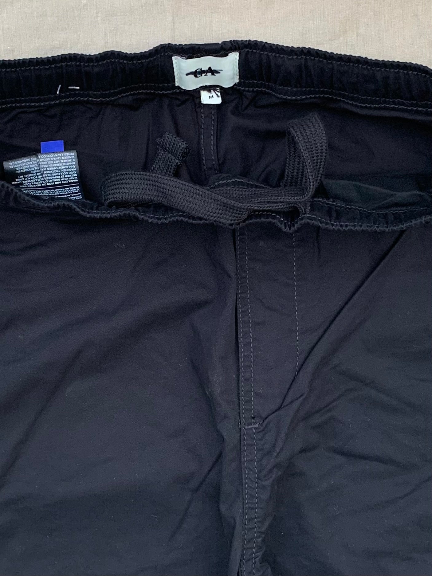 Men's Straight Fit Black Cotton Trouser DL4474 (Non-Stretch)