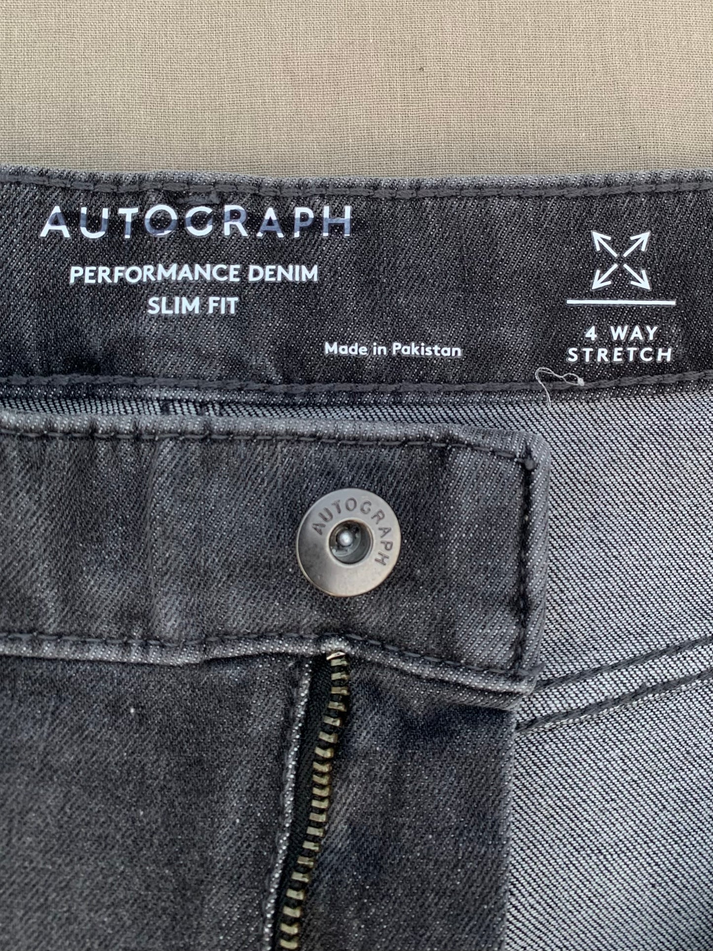 Men's Slim Fit Grey Denim Jean DL4462