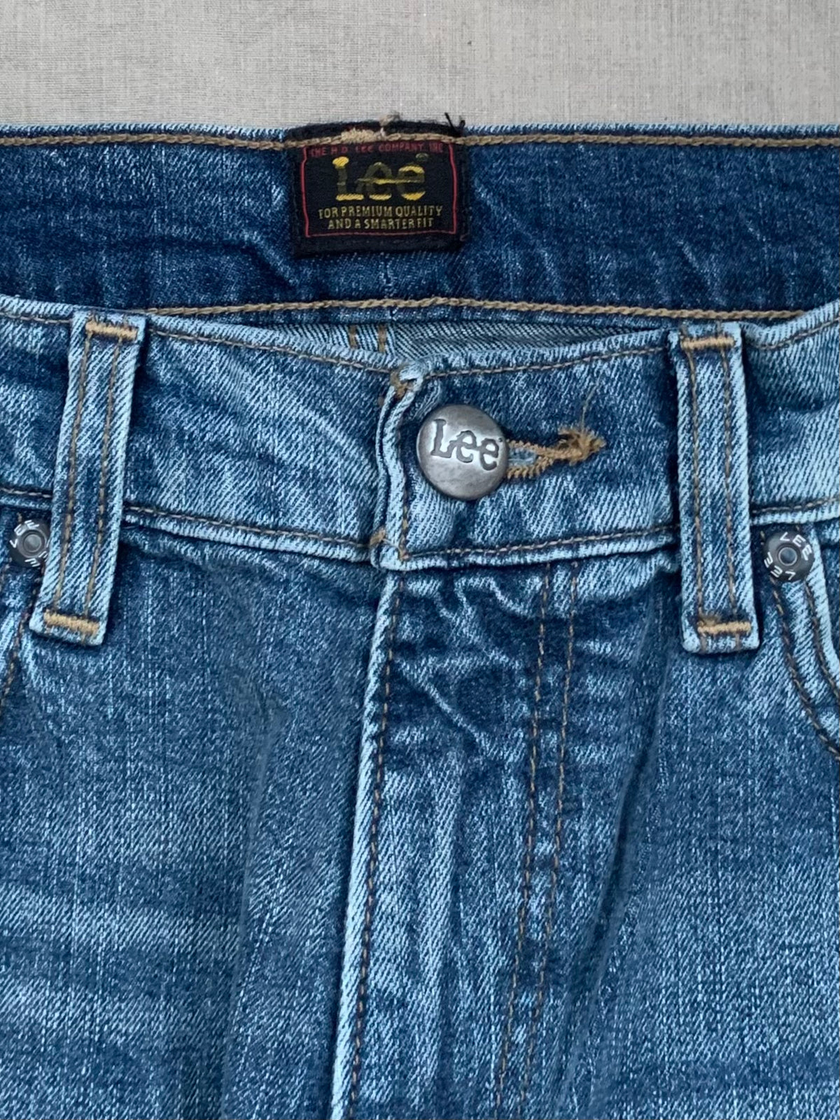 Men's Straight Fit Light Blue Selvedge Denim Jean DL4475