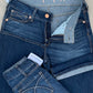 Women's Slim Bootcut Fit Dark Blue Jean DLW380