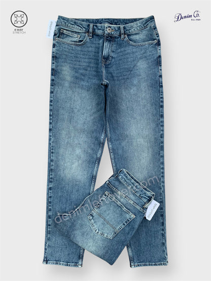 Men's Slim Fit Random Medium Blue Jean DL4473 (Minor Fault)