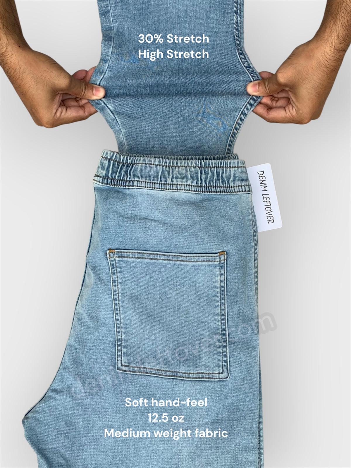Men's Slim Fit Light Blue Jogger Jean DL4476