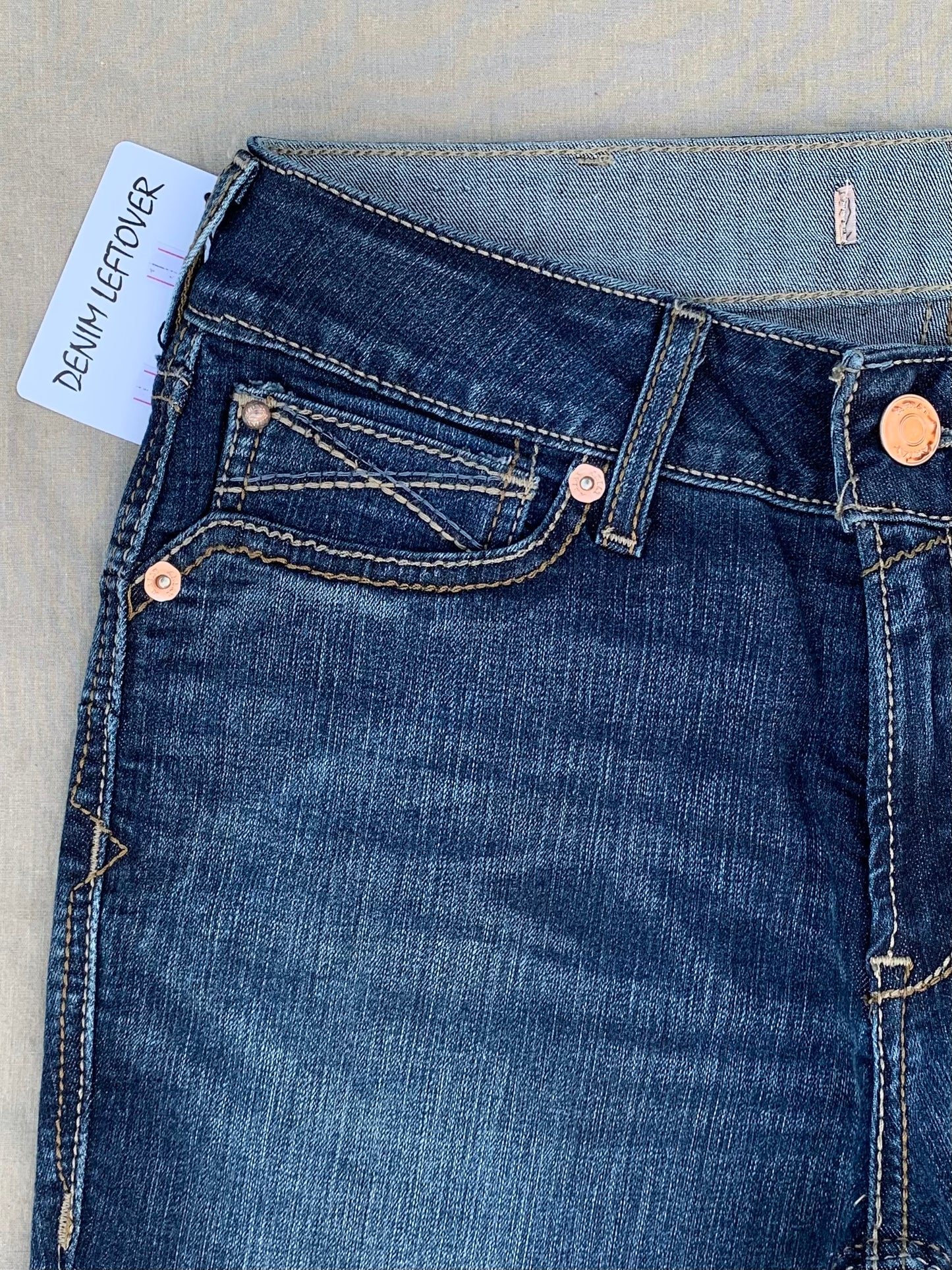 Women's Slim Bootcut Fit Dark Blue Jean DLW380