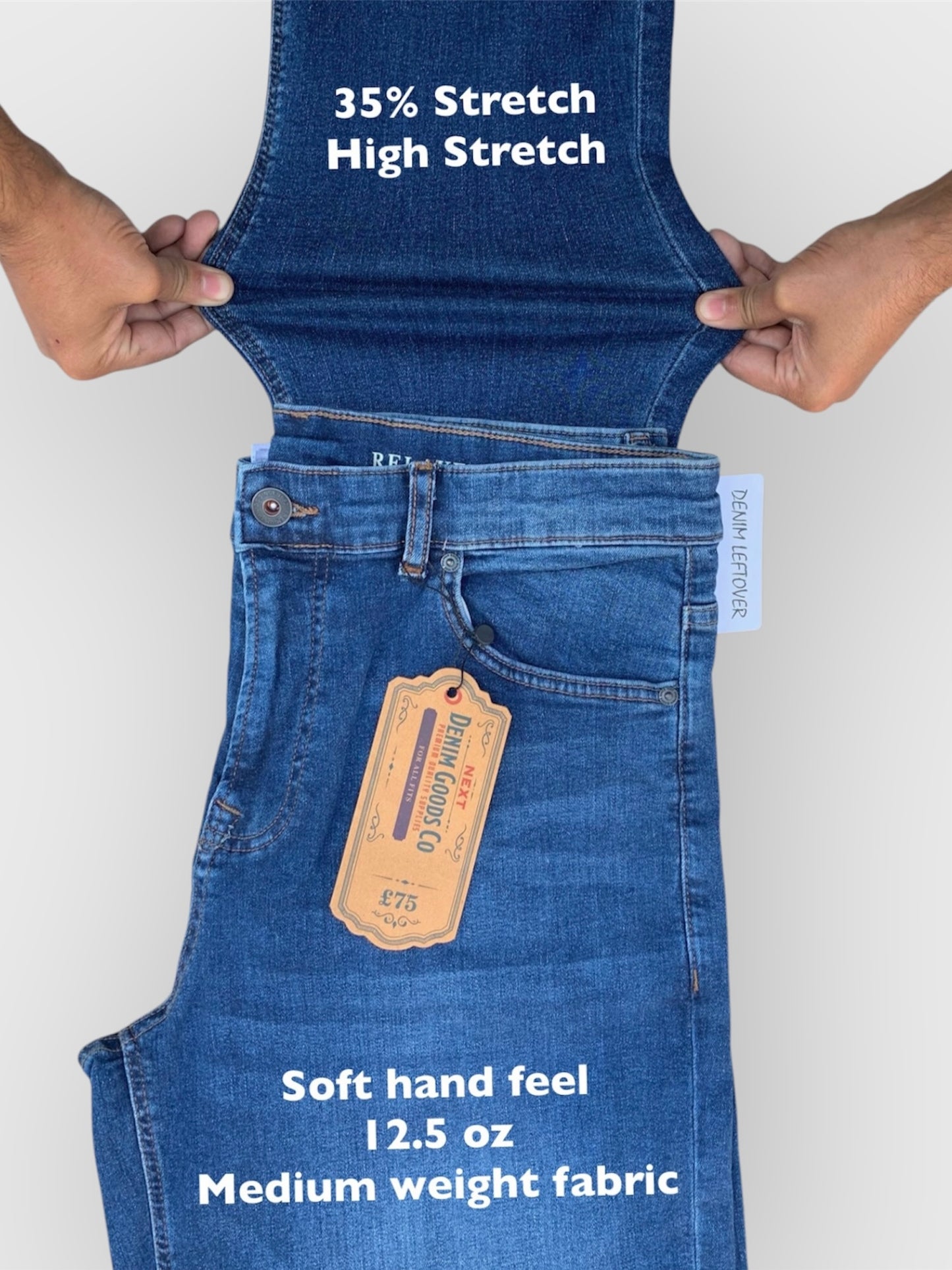 Men's Relaxed Fit Medium Blue Jean DL4336