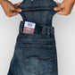 Men's Slim Fit Blue Black Jean DL4311