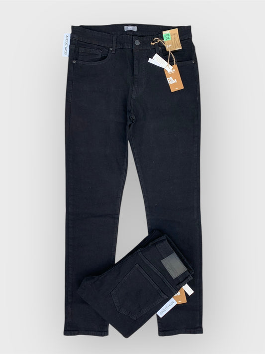 Men's Slim Fit Black Jean DL4359