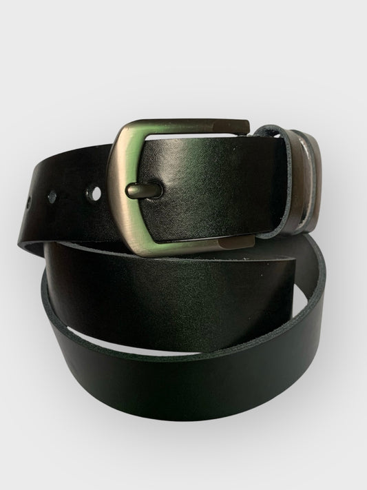 Matt-Black Synthetic Leather Belt DLB405