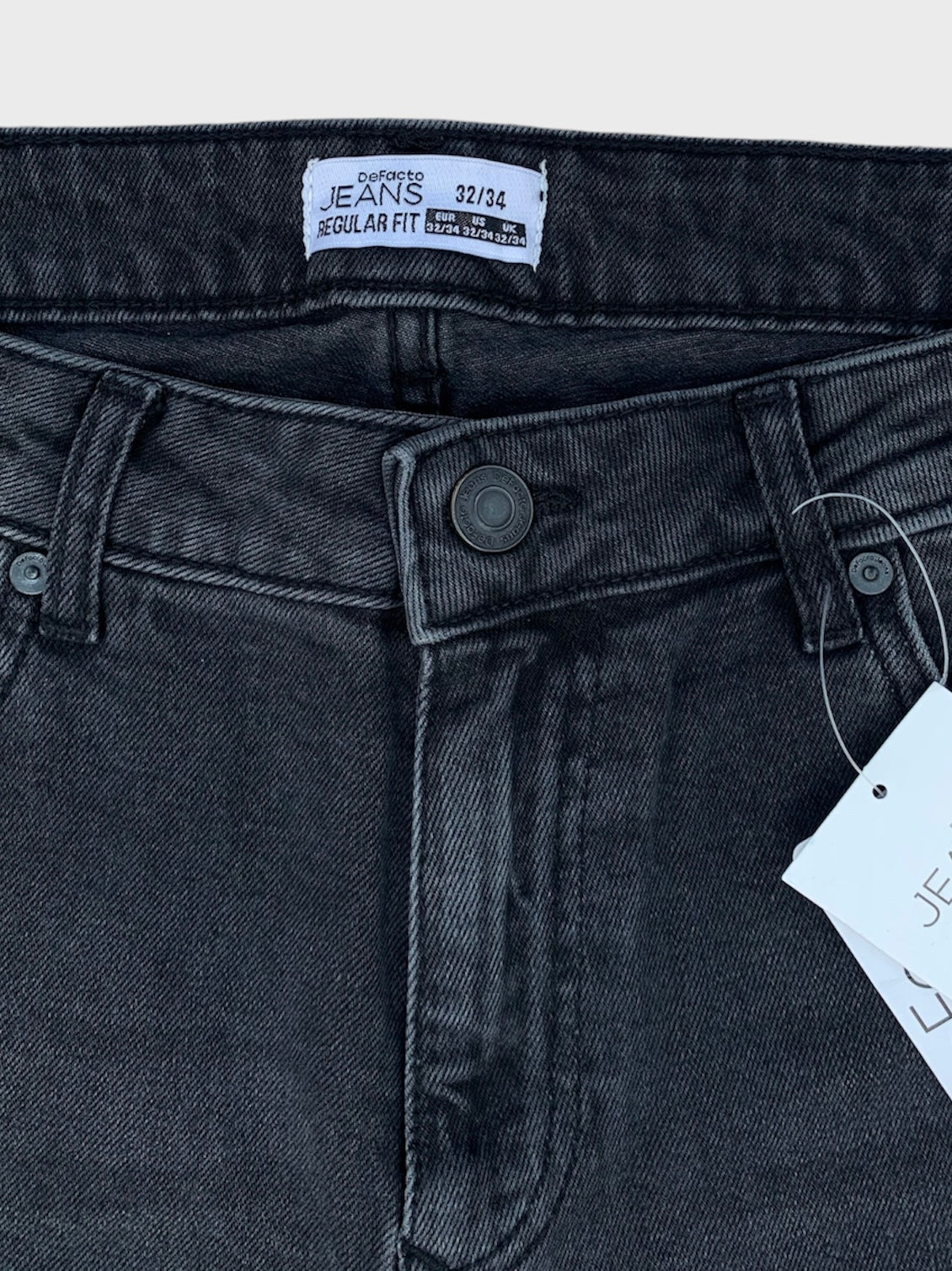 Men's Regular Fit Charcoal Black Jean DL4262