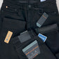 Men's Slim Fit Black Jeans DL4252