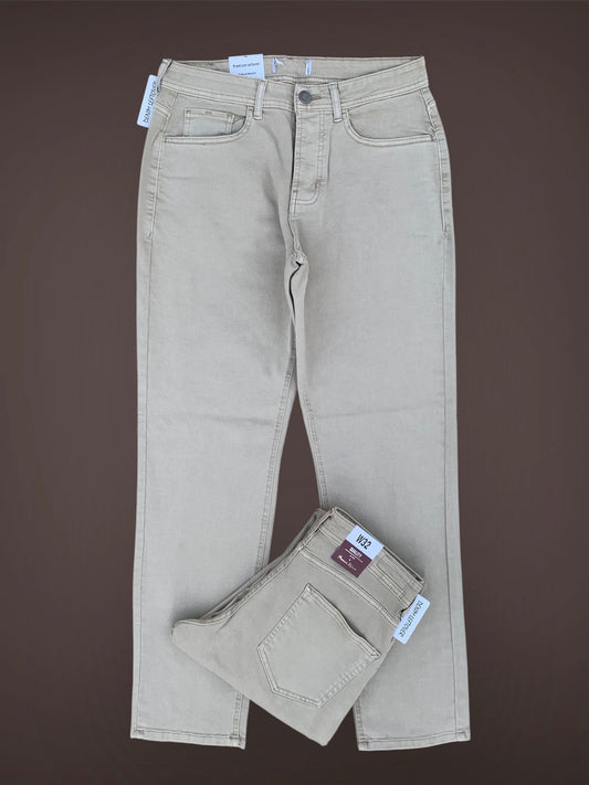 Men's Straight Fit Light Beige Jean DL4356