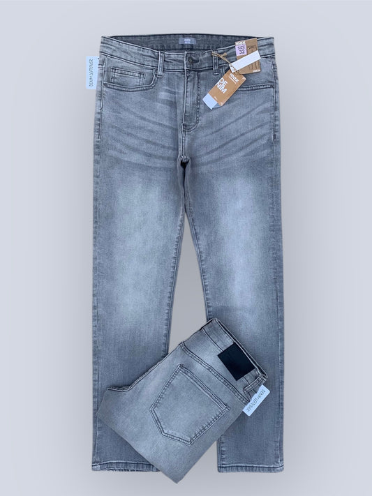 Men's Slim Fit Light Grey Jean DL4344