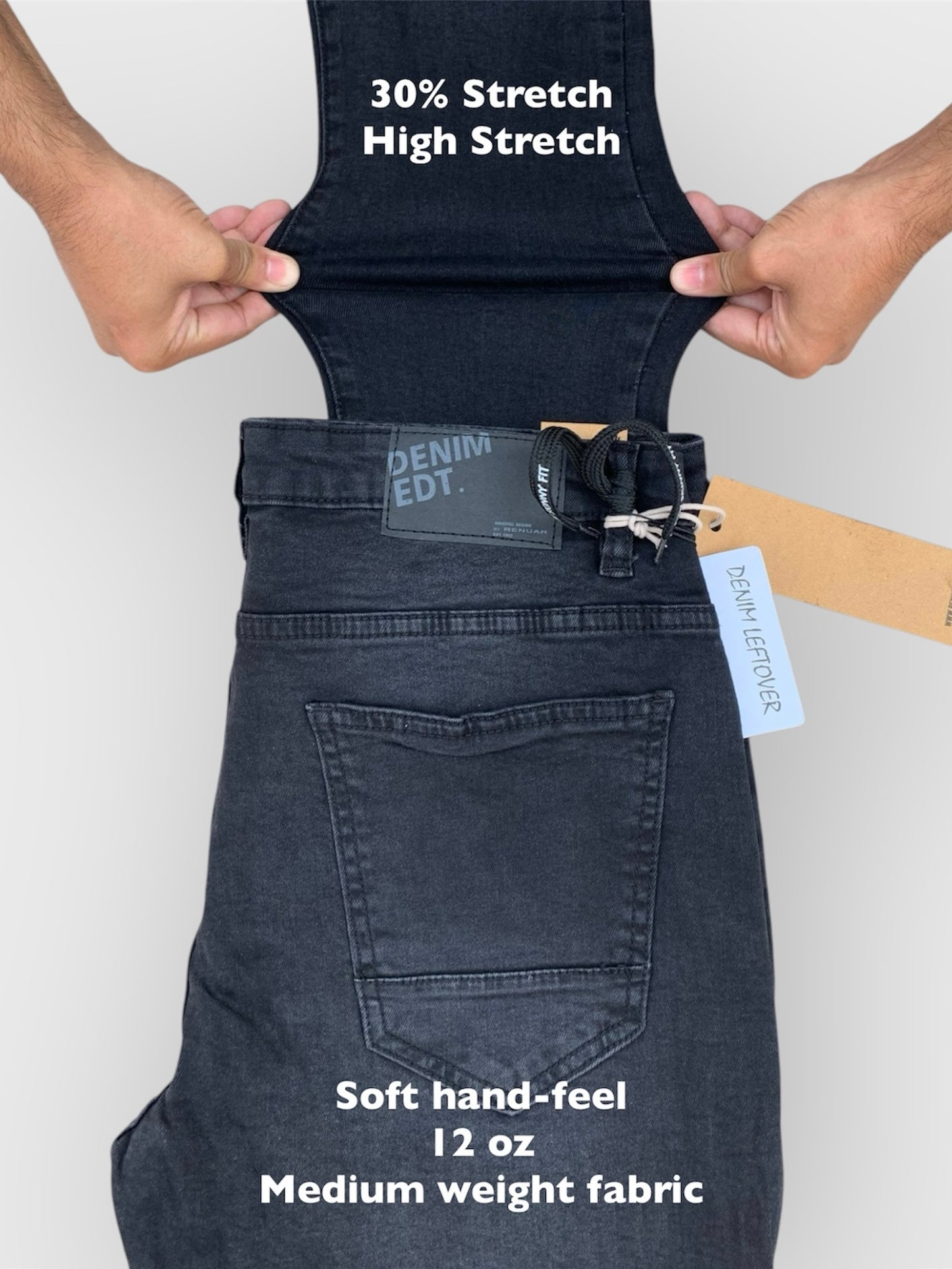Men's Skinny Fit Diamond Black Jean DL4349 ( B-GRADE)