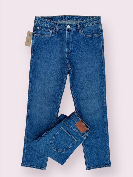 Men's Straight Fit Medium Blue Jeans DL4256