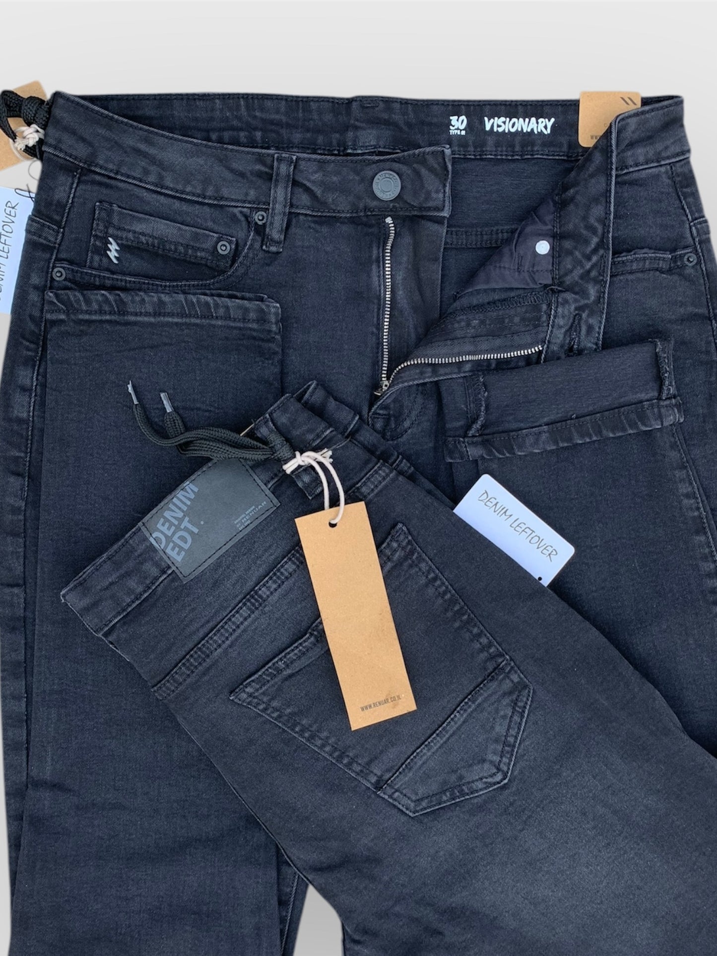 Men's Skinny Fit Diamond Black Jean DL4349 ( B-GRADE)